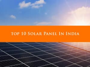 Top solar panel in india