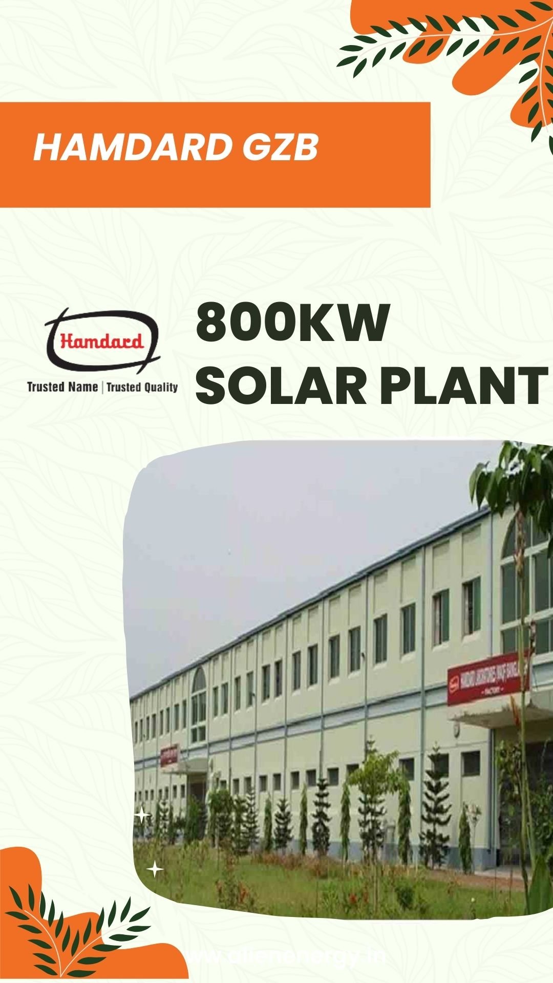 Hamdard GZB 800KW Solar Plant
