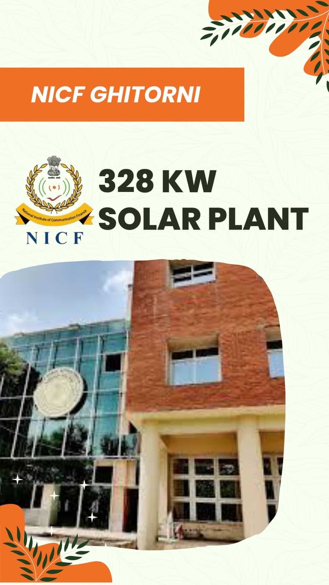 NICF Ghitorni 328 KW Solar Plant