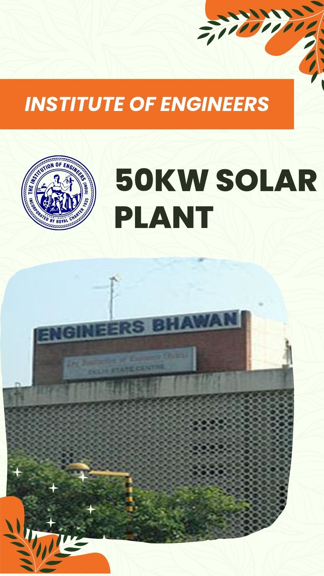 Institute of Engineers 50KW Solar Plant