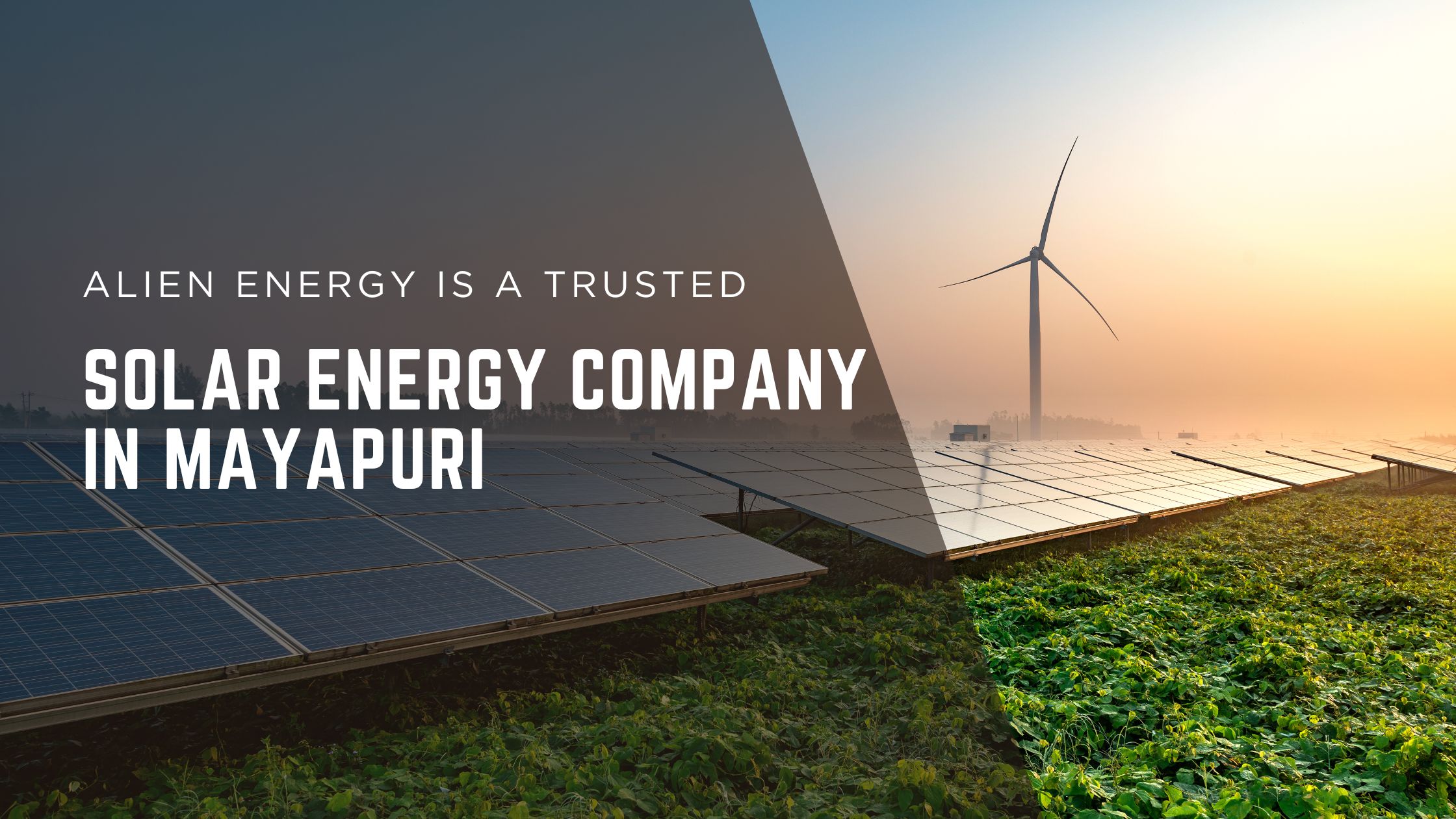 Solar Energy Company in Mayapuri